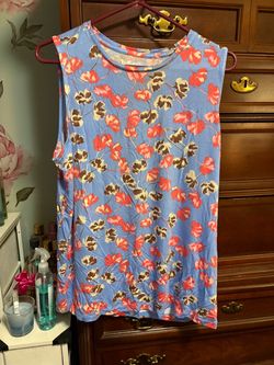Nine West Floral Sleeveless Top