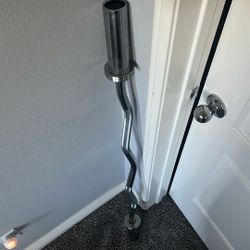 4 Foot Olympic Curl Bar 2 Inch Sleeves