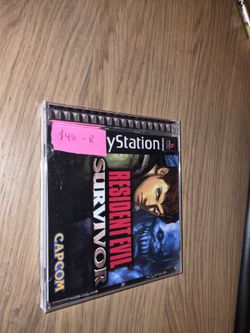 Ps1 Resident Evil survivor (Printed cover)