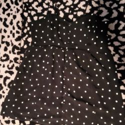 Forever 21 Black and White Polka Dot Mini Dress