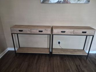 2 entry tables for sale