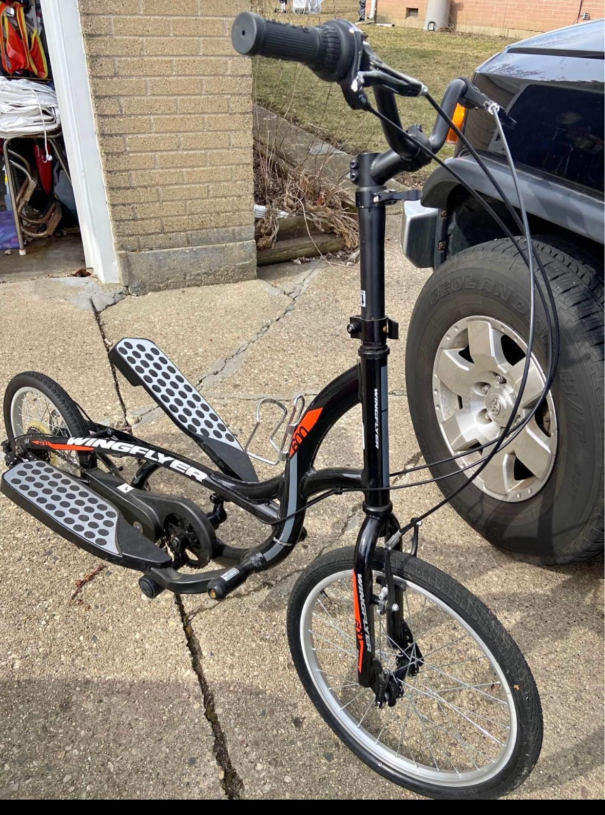 Stand-Up Fitness Bike & Stepper Scooter (WingFlyer)