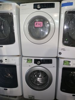 Samsung front load washer & electric dryer working perfectly with 4 months warranty