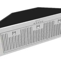 36 in. 3-Speeds 600CFM Ducted Insert/Built-in Range Hood, Ultra Quiet in Stainless Steel with Warm White Light