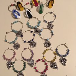 Sets of Charms for Wine Glasses
