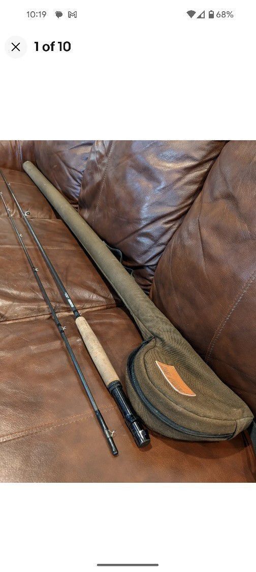 Vintage Sage Graphite Fly Rod 9ft 6-7 wt 2 pieces excellent shape never fished Fish Fishing