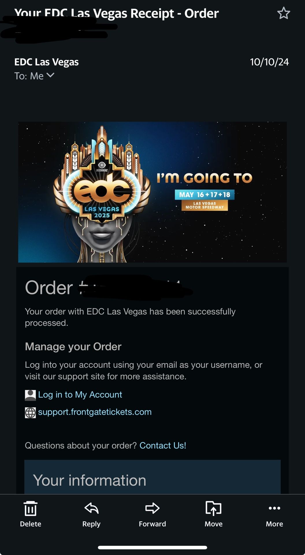 2 VIP EDC VEGAS TICKETS