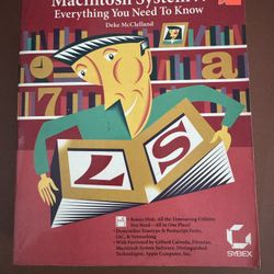 Macintosh System 7: Everything You Need to Know – Deke McClelland – Vintage Paperback (1991)
