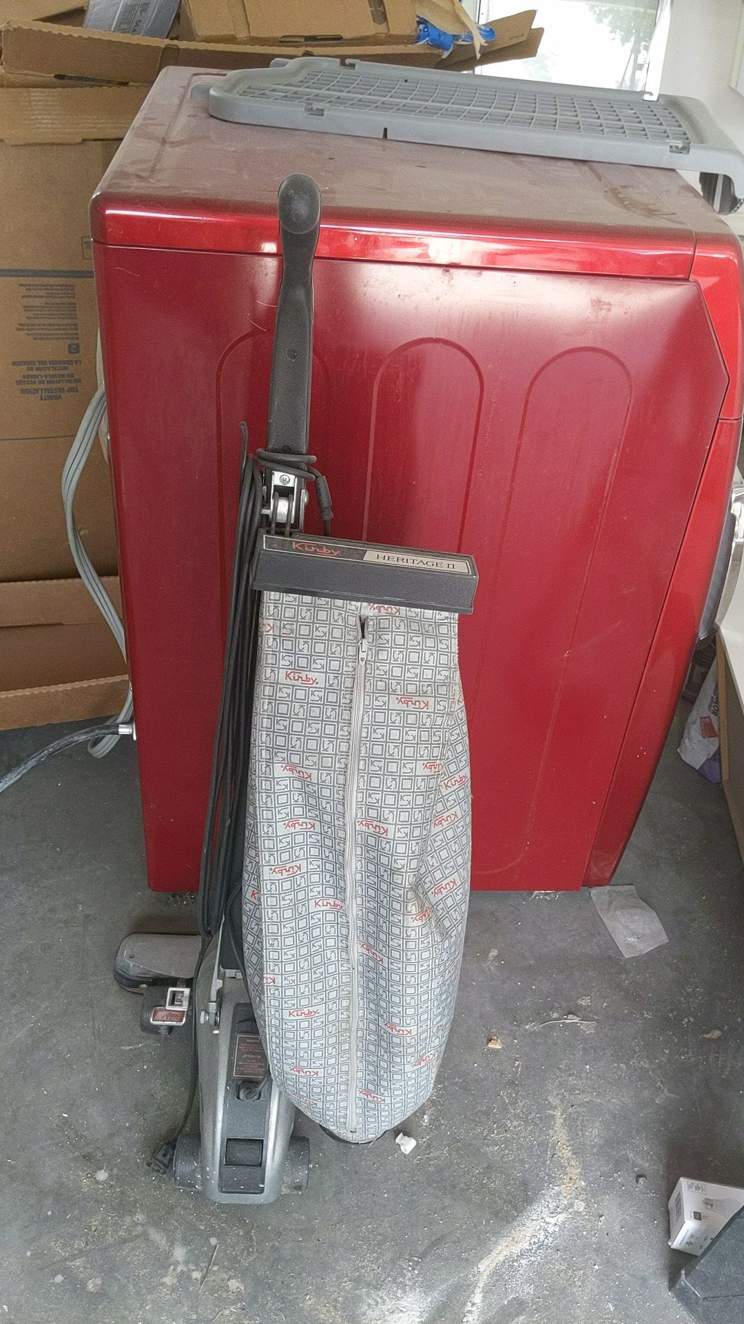 Kirby vacuum cleaner with attachments heritage II