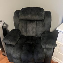 Massage Swivel rocker recliner Heat And Vibration