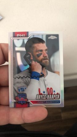 Bryce Harper Topps Chrome Philadelphia Phillies Card