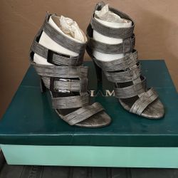 Grey High Heels 