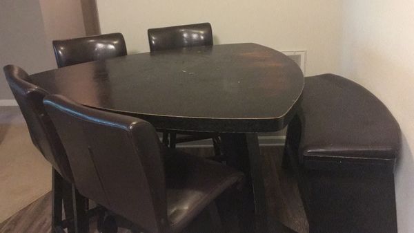 Noah Chocolate 6 Pc Bar Height Dining Room For In Durham Nc Chocolate 6 Pc Bar Height Dining Room