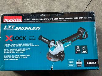 Makita 18v Lxt Brushless 4-1/2”/ 5” Grinder (tool Only)