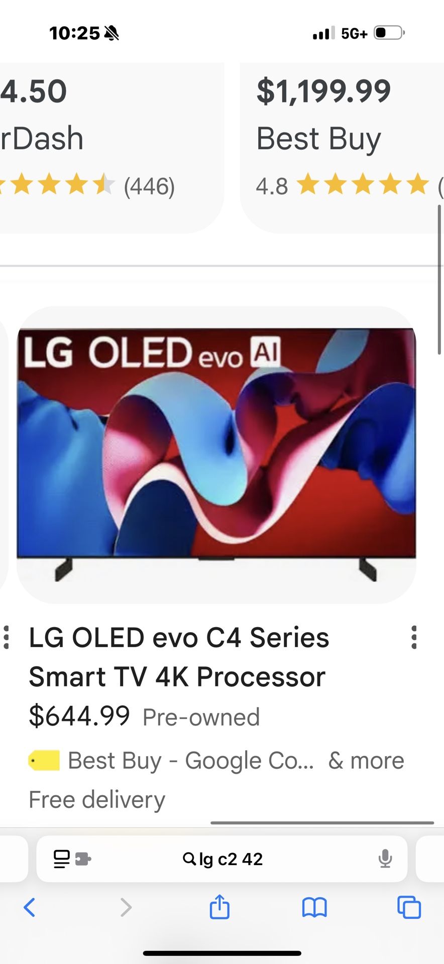 Lg C2 42 Inch Basically Brand New