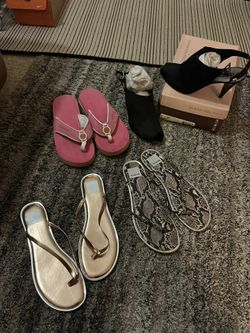Ladies Sandals AND Heels $25 Make An Offer BRAND NEW OR worn once ALL EXCELLENT CONDITION