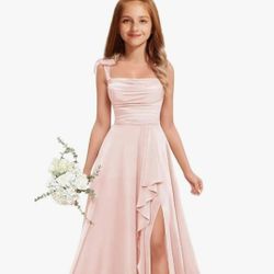 New Vestido Elegante Color Rosado Size 12