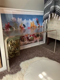 Acrylic coffee table