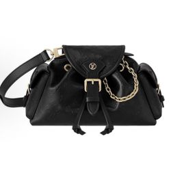 LOUIS VUITTON ODYSSEE Gold Hardware 2025 Early Autumn Series Calfskin Crossbody Shoulder Bag Women's Black(179)56