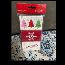 BRAND NEW 3 COUNT GIFT CARD HOLDERS