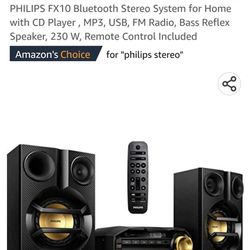 Phillip's Fx10 Stereo System 