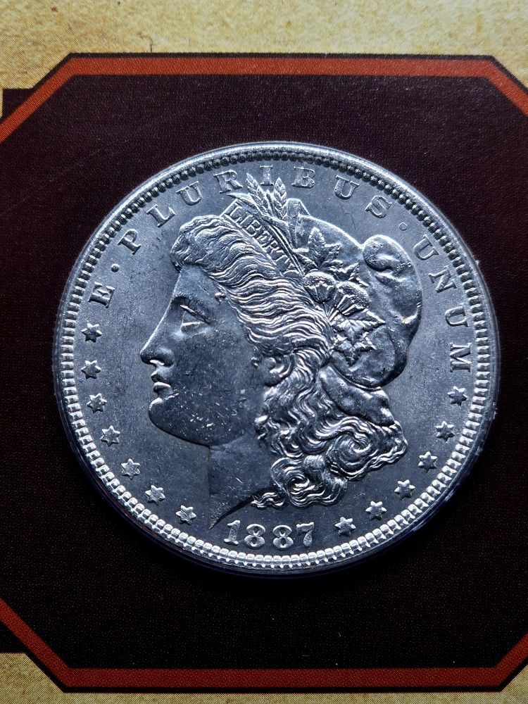 1887-P Morgan Silver Dollar BU+ (LEGENDS OF THE WEST)