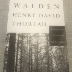 Walden by Henry David Thoreau (Book)