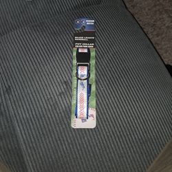 Medium Dodgers Dog Collar New 