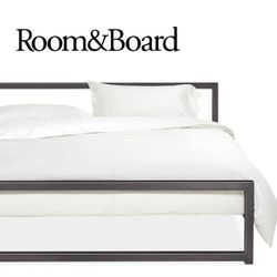 Room And Board California King piper Bed In Natural Steel