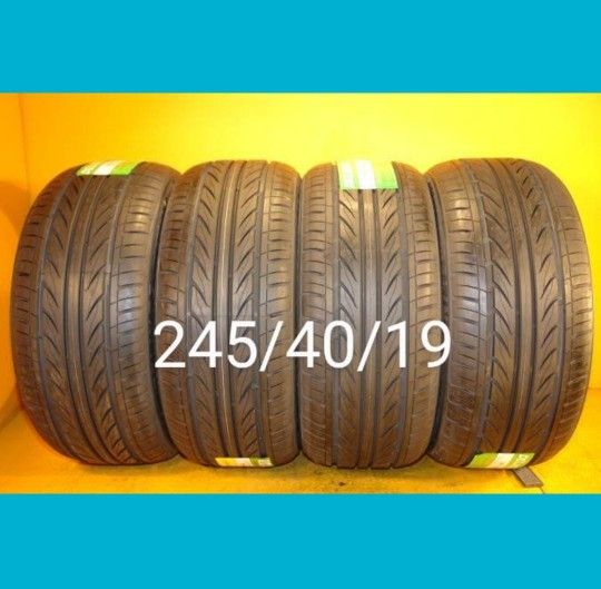 4 New Tires 245/40/19 $ 415 Llantas Nuevas