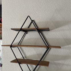 3-tier Hanging Wall Shelf