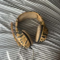 Camo Gaming Headset 