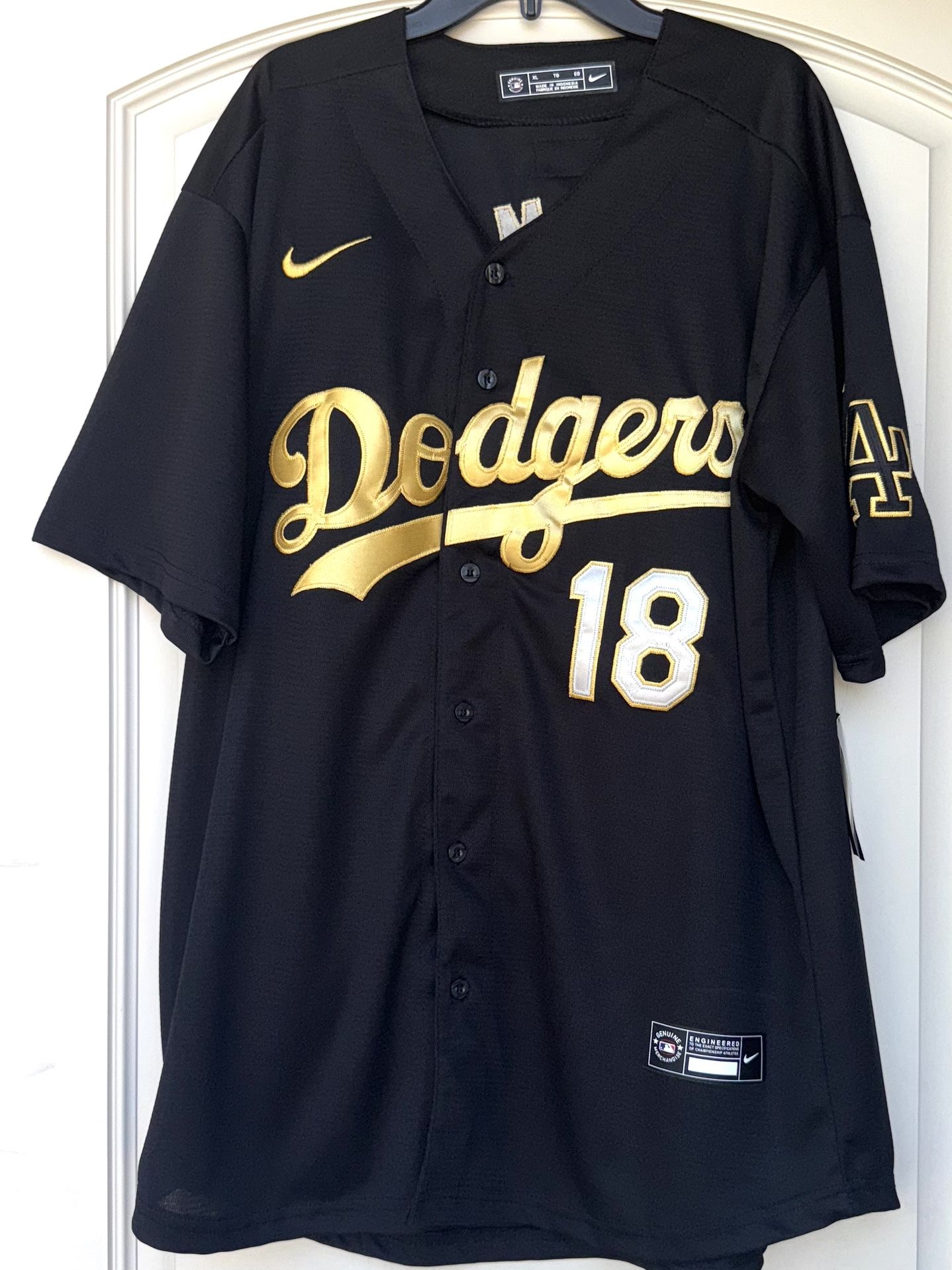LARGE - DODGERS #18 YAMAMOTO JERSEY
