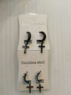 Hoops earings stainless steel orignal 25 each pair