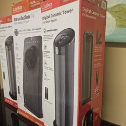 NEW EACH FOR SALE LASKO HEATER CERAMIC ROTATE FULL ROOM SIZE ENERGY SAVER, REMOTE CONTROL NEW MODELS FOR ANY QUESTION TEXT ME PLEASE HABLO ESPAÑOL THA