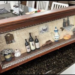 Solid Wood Wall 4 Hook Wall Rack