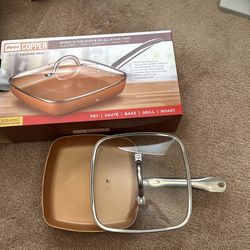 Parini Copper 91/2 “ Square Pan