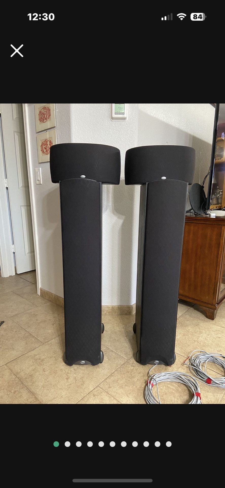 Home Theater System with Klipsch speakers and a Yamaha Receiver