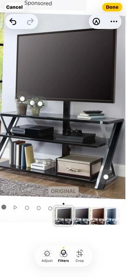 Tempered Glass 3 tier Tv stand
