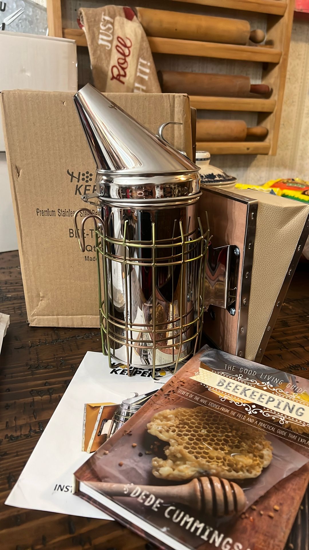 Bee Smoker And Book