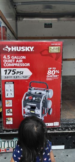 Husky 4.5 Gallon Quiet Air Compressor