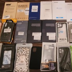 Phone Cases & Screen Protectors & Camera Screen Bundle