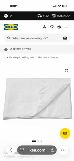 IKEA Full Mattress Protector cotton