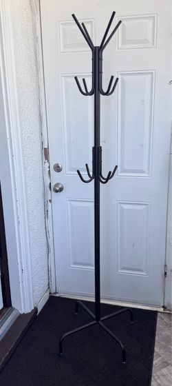 Metal coat rack
