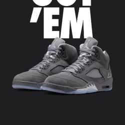 Wolf Grey 5s Size 10
