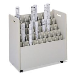 SAFCO Model 3083 Mobile Roll File, Document or Blueprint Storage