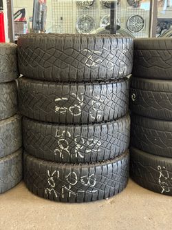 Goodyear Wrangler Duramax territory MT  LT 3057018  tires. Used set