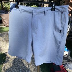 $1 Quiksilver Amphibian Light Blue Shorts, Size 34, Great Condition