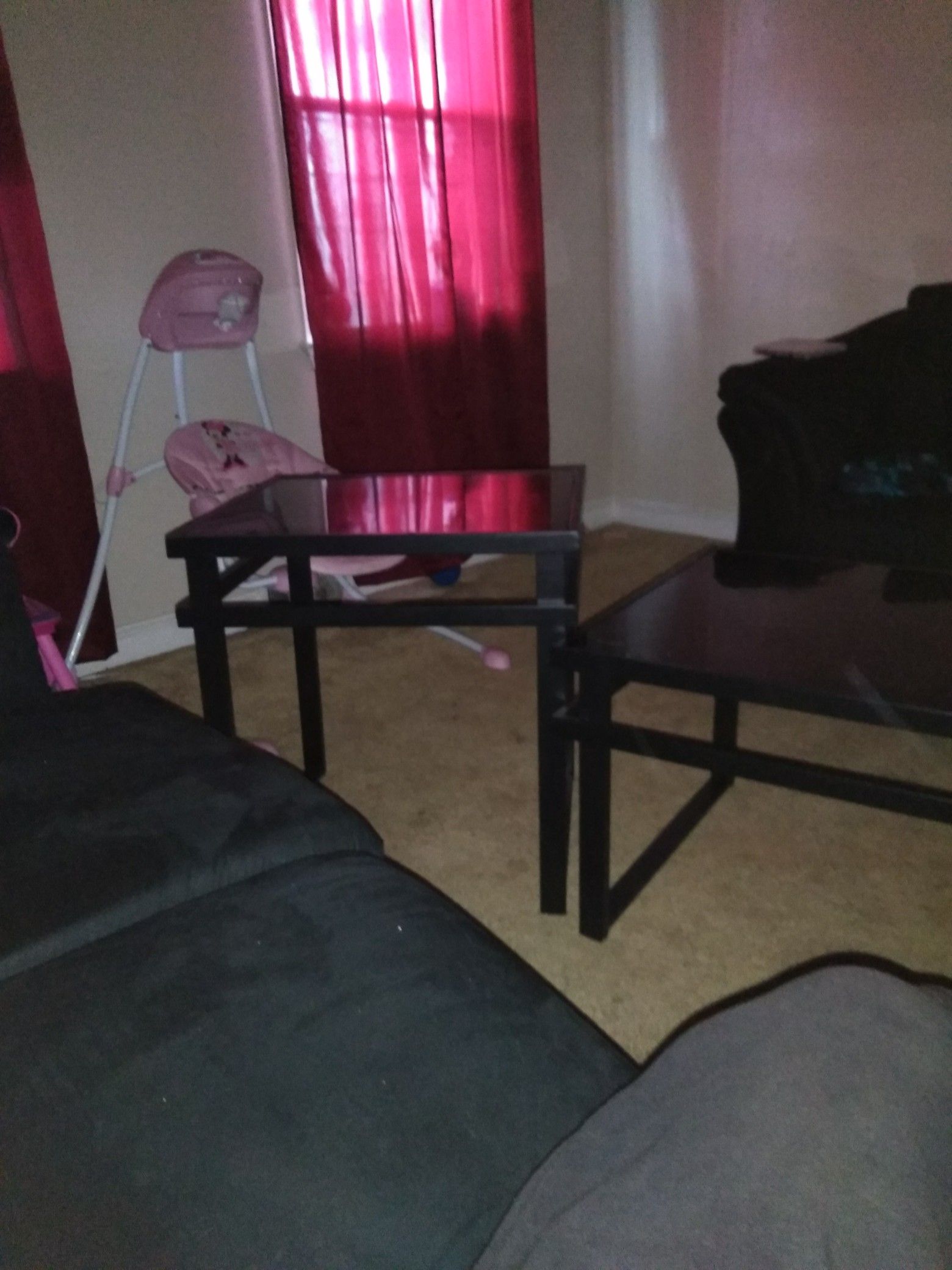 3 piece end table set