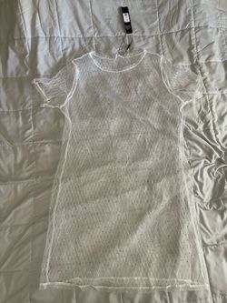 Sheer Rhinestone Shirt, Size xl
